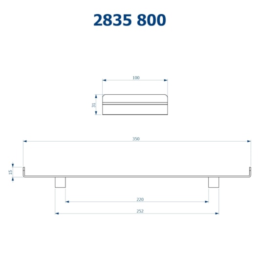 Bandeja 35cm Barbara Dundes 2835 CH800 Champanhe Fani - Imagem principal - 205de716-767b-4671-992a-299b0d7727db
