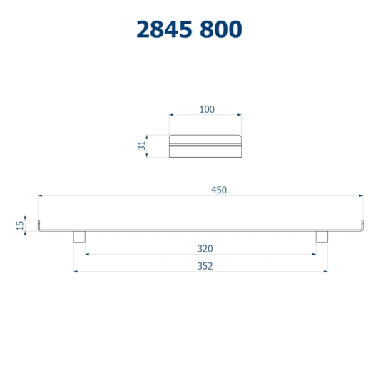Bandeja 45cm  Barbara Dundes 2845 C800 Cromado Fani - Imagem principal - c5c57392-4662-42f0-8edb-2c2b9676cd47