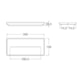 Bandeja Ona Brushed Branco Roca - 799112e3-e605-45da-b777-b198f5a47ec2