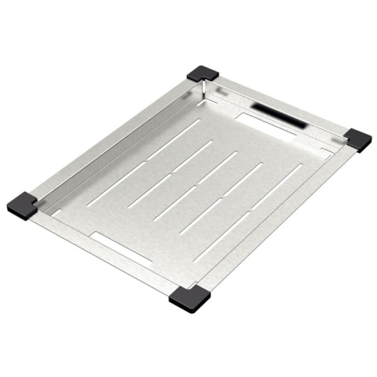 Bandeja Perfurada P/ Pia Design Collection Aço Inox Acabamento Scotch Brite Tramontina 43x32 cm - Imagem principal - 6b653ca8-e62e-4d94-a3d4-ac9e5c7b6e98