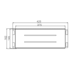 Bandeja Profunda Primaccore Black Matte Debacco