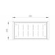 Bandeja Retangular Profunda Inox Escovado Debacco 44x22,5x8,3cm - 206318c6-062d-42b4-96a6-b8c2132b1b31