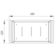 Bandeja Retangular Rasa Inox Escovado Debacco 440X225X36Mm - 041014d7-d27d-4e1e-a997-3d3ac922284e