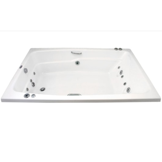 Banheira Acrilbath Dupla Topline 170x115cm Com Hidromassagem Ouro Fino - Imagem principal - ca79d073-2f8e-4b85-84b0-d9c7106a127a