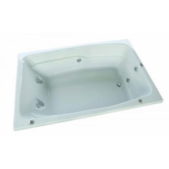 Banheira Acrilbath Dupla Topline 180x115cm Com Hidromassagem Ouro Fino