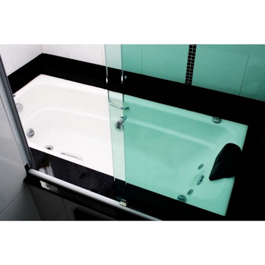 Banheira Acrilbath Individual Topline 155x79x42cm Com Hidromassagem Ouro Fino - Imagem principal - 5a3ddf90-1e06-4562-b136-0fab774fe5ca