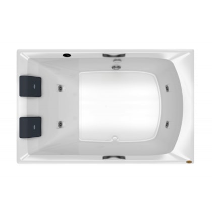 Banheira Acrílica Carina G2A P2 Jacuzzi 150x80cm