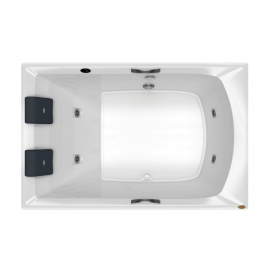 Banheira Acrílica Carina G2A P2 Jacuzzi 150x80cm - Imagem principal - 769f9de9-e6d8-4e89-bb9f-fea101d355d1