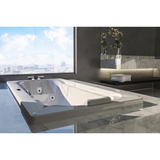 Banheira Acrílica Com Aquecedor E Kit Pés Habitaré Jacuzzi 160x75cm - Imagem principal - ab498e33-7cfe-4ca5-8296-fa1d146cb5a1