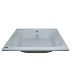 Banheira Acrílica Com Aquecedor Maris dupla Jacuzzi 170x110cm