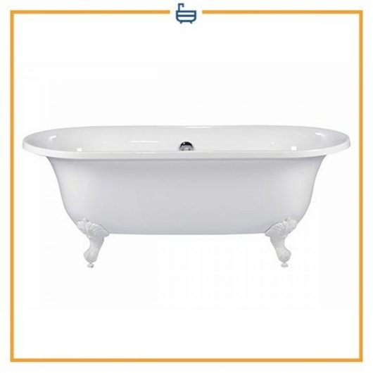 Banheira Acrílica De Imersão Dupla Clássica Devon 173x78cm Com Pés Brancos Immersi - Imagem principal - 9b75cb75-682c-4a81-8854-6e1e60594662