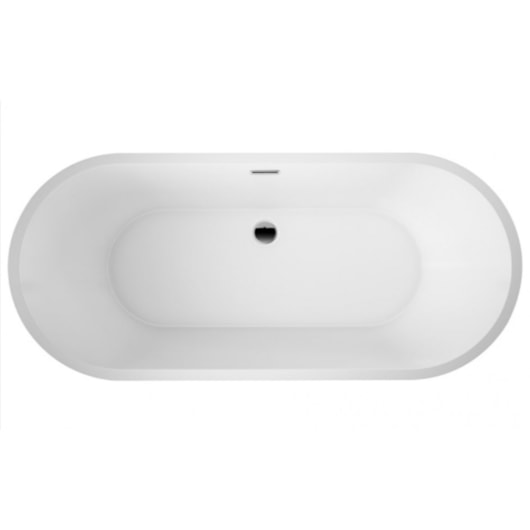 Banheira Acrílica De Imersão Moderna Gamboa 3 Glossy White Immersi 169,5x75x59cm - Imagem principal - 0004c0af-9398-4484-b351-6d60cbefe851