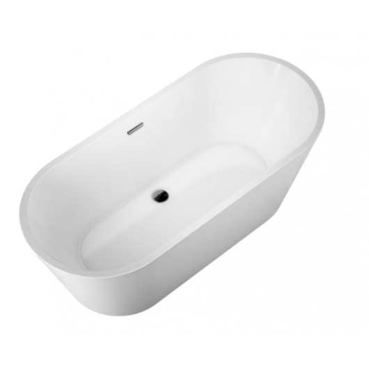 Banheira Acrílica De Imersão Moderna Gamboa 3 Glossy White Immersi 169,5x75x59cm - Imagem principal - 318cad7d-697f-4d0d-92b7-2d0658387e03