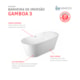 Banheira Acrílica De Imersão Moderna Gamboa 3 Glossy White Immersi 169,5x75x59cm - 5b07be8e-784e-4ebb-bfd1-e0ce39a90662