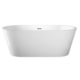 Banheira Acrílica De Imersão Moderna Gamboa 3 Glossy White Immersi 169,5x75x59cm - 054f1001-7f57-4783-b323-5a64535031b3