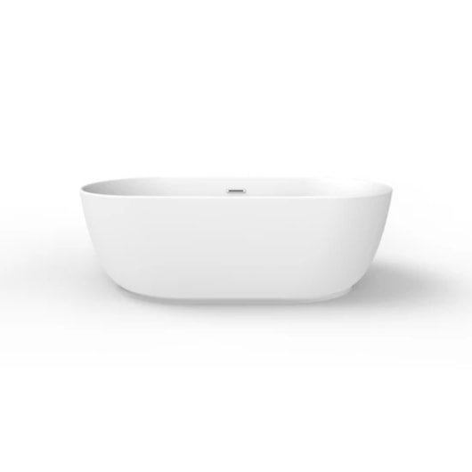 Banheira Acrílica de Imersão Moderna Garopaba Matt White 170x80x60cm Immersi - Imagem principal - 23bd64fe-12ad-4a74-8054-5a0125f80b2d