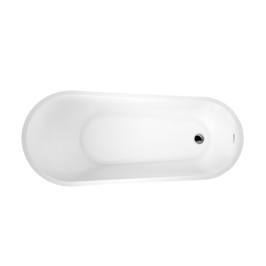 Banheira Acrílica De Imersão Moderna Marau Glossy White 152x72x73cm Immersi - Imagem principal - 5239ac65-2514-400b-80c0-c159931d7679