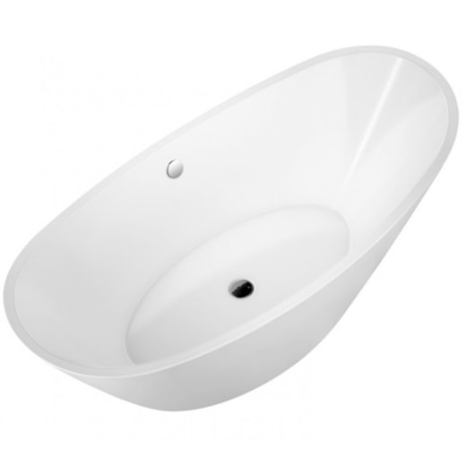 Banheira Acrílica De Imersão Moderna Navegantes Glossy White 157x78,5x67cm Immersi - Imagem principal - 4d3aef83-5e71-4ca8-a007-1127a22ec272