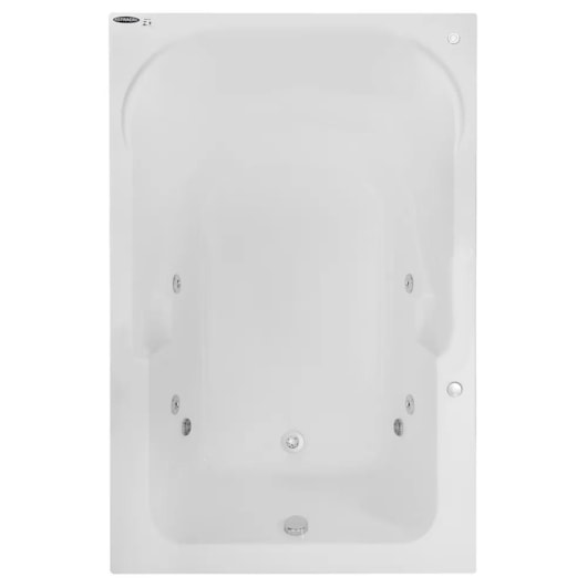 Banheira Acrílica Double Capri Luxo 170x110cm Astra - Imagem principal - e9ac1aed-9c63-456b-9c6b-fb1dabea1a7a