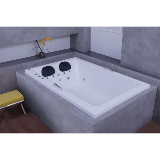 Banheira Acrilíca Double Cayman Gran Luxo 180x120cm Astra - Imagem principal - 34d3f78b-b1f5-4b28-b38e-93ec72d6a2ea