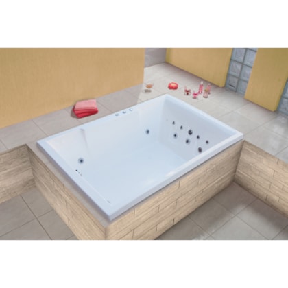 Banheira Acrílica Double Cayman Luxo 180x120cm Astra