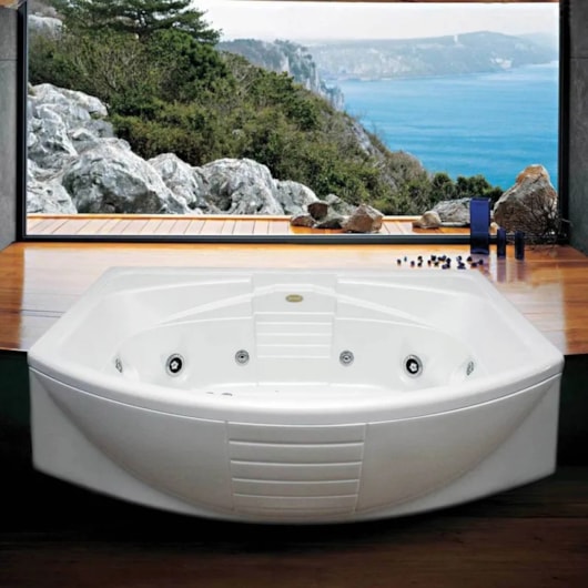 Banheira Acrílica Dupla Amea Com Aquecedor Jacuzzi 183x122x51cm - Imagem principal - 0c5cc597-2176-4a4b-a26d-18dfdf848b85