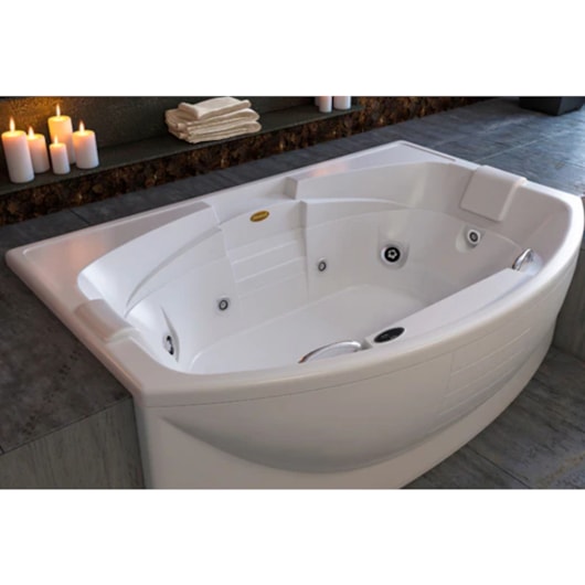 Banheira Acrílica Dupla Amea Com Aquecedor Jacuzzi 183x122x51cm - Imagem principal - 1da98e22-1238-4e5f-babd-8842a4076707