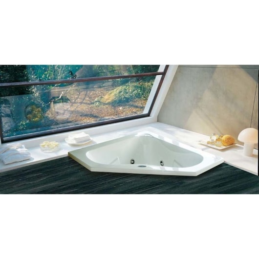 Banheira Acrílica Dupla Ápia Jacuzzi 152x152x54cm - Imagem principal - 47e6fd24-feff-4ee2-b516-29740e95ba25