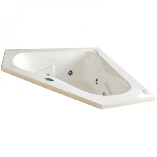 Banheira Acrílica Dupla Ápia Jacuzzi 152x152x54cm  - Imagem principal - 7bca392d-18af-4633-98ff-9a58810afe04