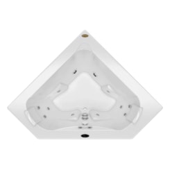 Banheira Acrílica Dupla Ápia Jacuzzi 152x152x54cm