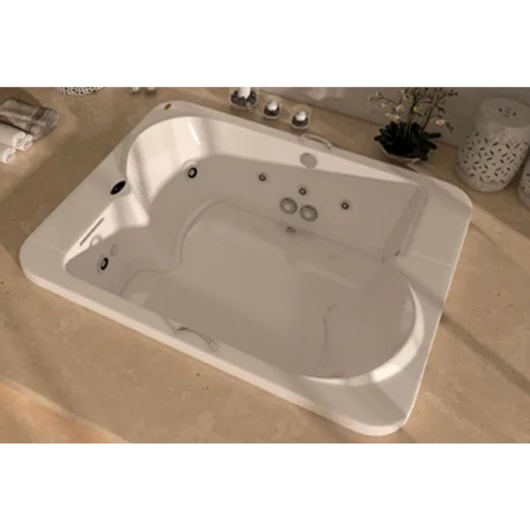 Banheira Acrílica Dupla Aura 182,5x152,5x51cm Jacuzzi - Imagem principal - c0d739b8-906d-4d2b-85ed-3d9dacf7b089