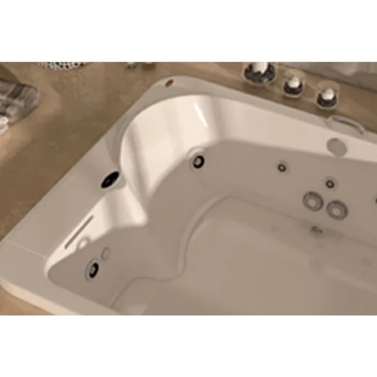 Banheira Acrílica Dupla Aura 182,5x152,5x51cm Jacuzzi - Imagem principal - 5aad4cf5-6a8f-4ce0-ae27-7eece53347bf