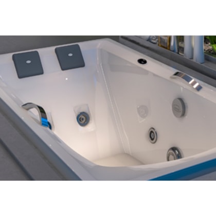 Banheira Acrílica Dupla Carina 170x110cm G2 Jacuzzi