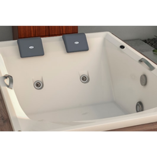 Banheira Acrílica Dupla Carina 170x110cm G2 Jacuzzi - Imagem principal - 6832b543-1c5b-40e0-86d1-64f4365fe9cf