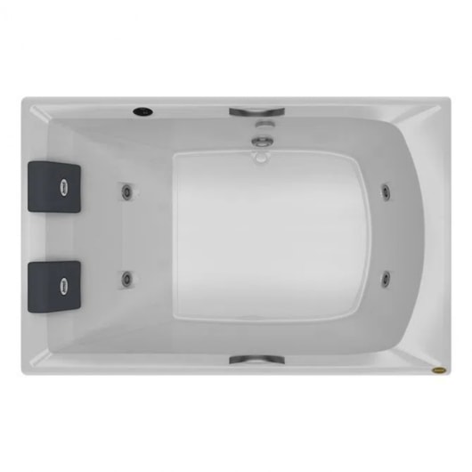 Banheira Acrílica Dupla Carina 170x110cm G2 Jacuzzi - Imagem principal - 7a484d48-1ebe-407a-b245-910cc5145ee6