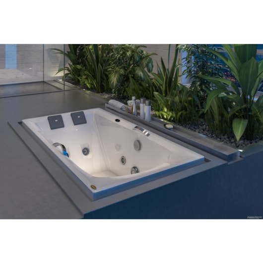 Banheira Acrílica Dupla Carina G1A P1 Jacuzzi 170x110cm - Imagem principal - f85d220b-a115-41c9-b59a-6e90c2d14e42