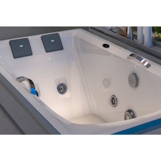 Banheira Acrílica Dupla Carina G2 Jacuzzi 170x110cm - Imagem principal - 93facc95-90ca-490d-a89a-38582da63af5