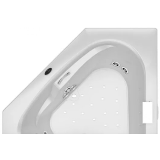 Banheira Acrílica Dupla De Canto Castello 165x165x58cm Com Aquecedor Jacuzzi - Imagem principal - 9f580357-dd87-412e-938a-1dc0a1c948fd