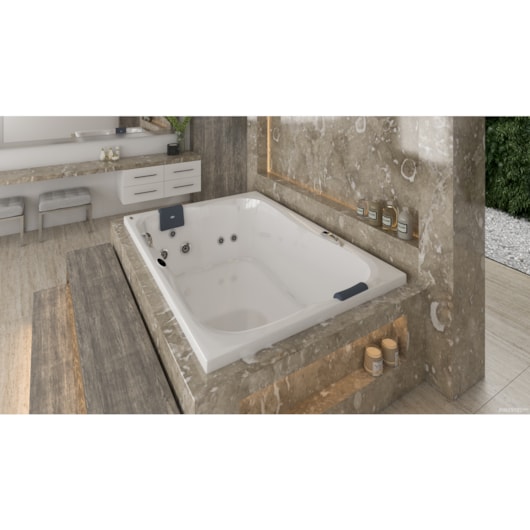 Banheira Acrílica Dupla Espree Box Com Aquecedor Jacuzzi 170x120x53cm - Imagem principal - 5f7fb76e-c196-40d7-b40e-7e71e2a34d7a