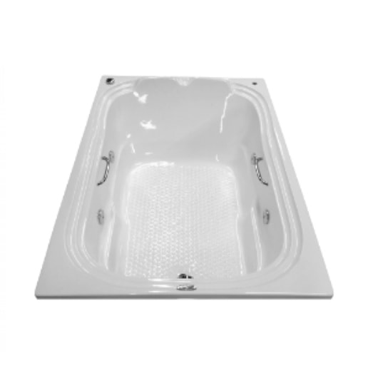 Banheira Acrílica Dupla Gold Line Ouro Fino 150x110cm - Imagem principal - 7170b1f9-8218-402d-a4b4-a22255408832