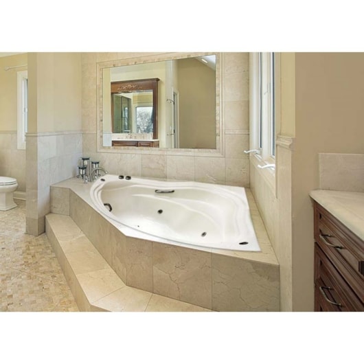Banheira Acrílica Dupla Kantho Gold Line 130x130cm Ouro Fino - Imagem principal - 29b32b6c-d057-43a8-8937-6ecb4d3e0d30