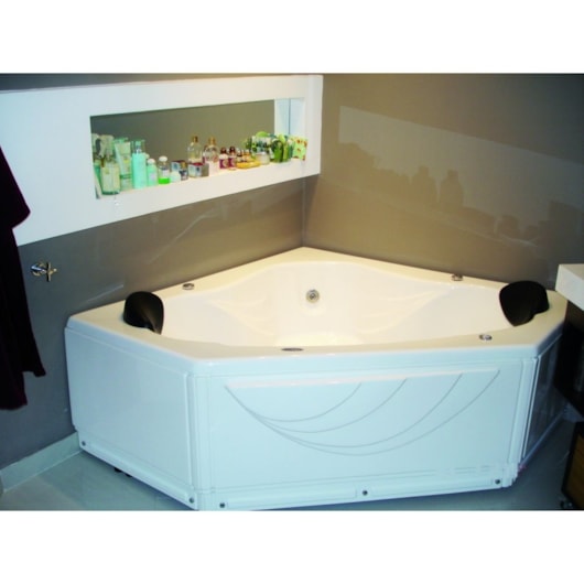 Banheira Acrílica Dupla Kanthocril Ll Premium 155x217cm Ouro Fino - Imagem principal - d6fecd4c-b7f2-4b22-9663-d0672e561456