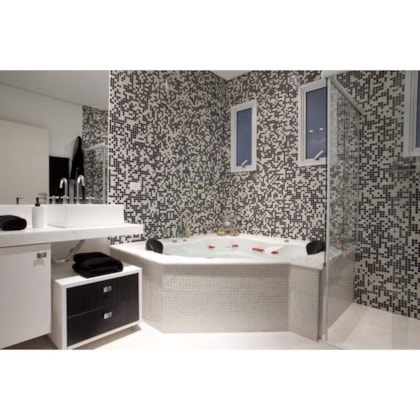 Banheira Acrílica Dupla Kanthocril Ll Standard 155x217cm Ouro Fino