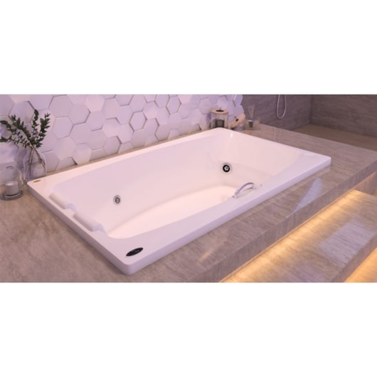 Banheira Acrílica Dupla Mysia 183x110cm G2 Jacuzzi - Imagem principal - b65841da-93fe-41fd-b573-cebb91f7d193