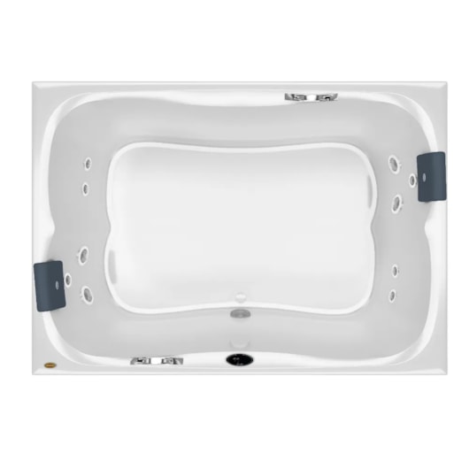 Banheira Acrílica Dupla Spree Box 150x120x53cm Com Aquecedor Jacuzzi - Imagem principal - 2c3fbf84-b593-42f4-9bb1-18fc17d182c6