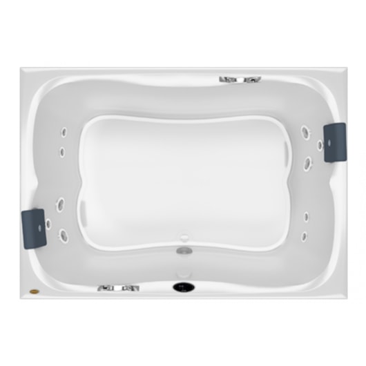 Banheira Acrílica Dupla Spree Box Com Aquecedor jacuzzi 170x120x53cm - Imagem principal - edf71764-864c-4ebe-9bce-e72ffff9024c