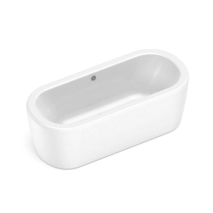 Banheira Acrílica Freestanding Palma Sem Hidromassagem Branca Roca 170x75cm