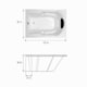 Banheira Acrílica Individual Capri Luxo Astra 150x80cm - 349e0d4f-decb-4641-a96c-bb372a0ffc2f
