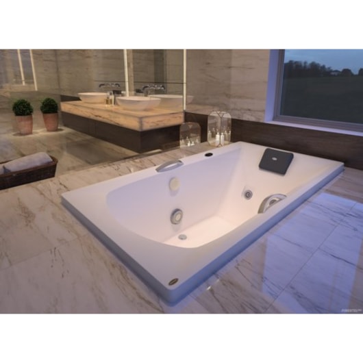 Banheira Acrílica Individual Carina G2 Jacuzzi 150x80cm - Imagem principal - 91cd39f3-c782-4812-ac79-2f711fc581b2