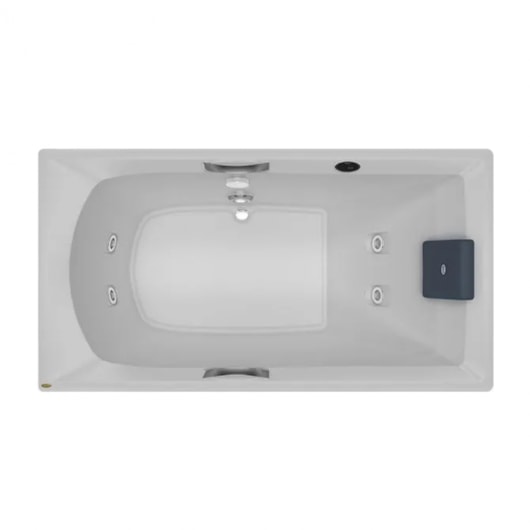 Banheira Acrílica Individual Carina G2 Jacuzzi 150x80cm - Imagem principal - 21ceb9bb-6421-4f7d-9815-343af33023c3